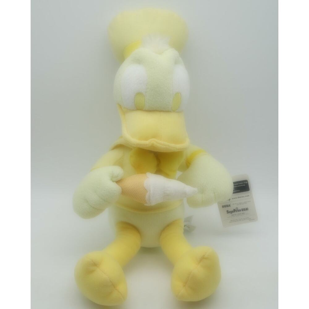 NEW Disney Donald Duck  Sega Flavor of the Month Lemon Yellow 16" Plush